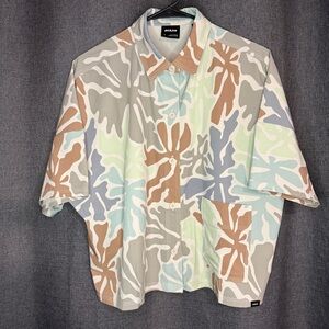 PrAna crop button down